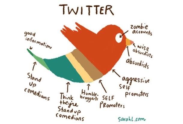 Twitter diagram by SarahL.com