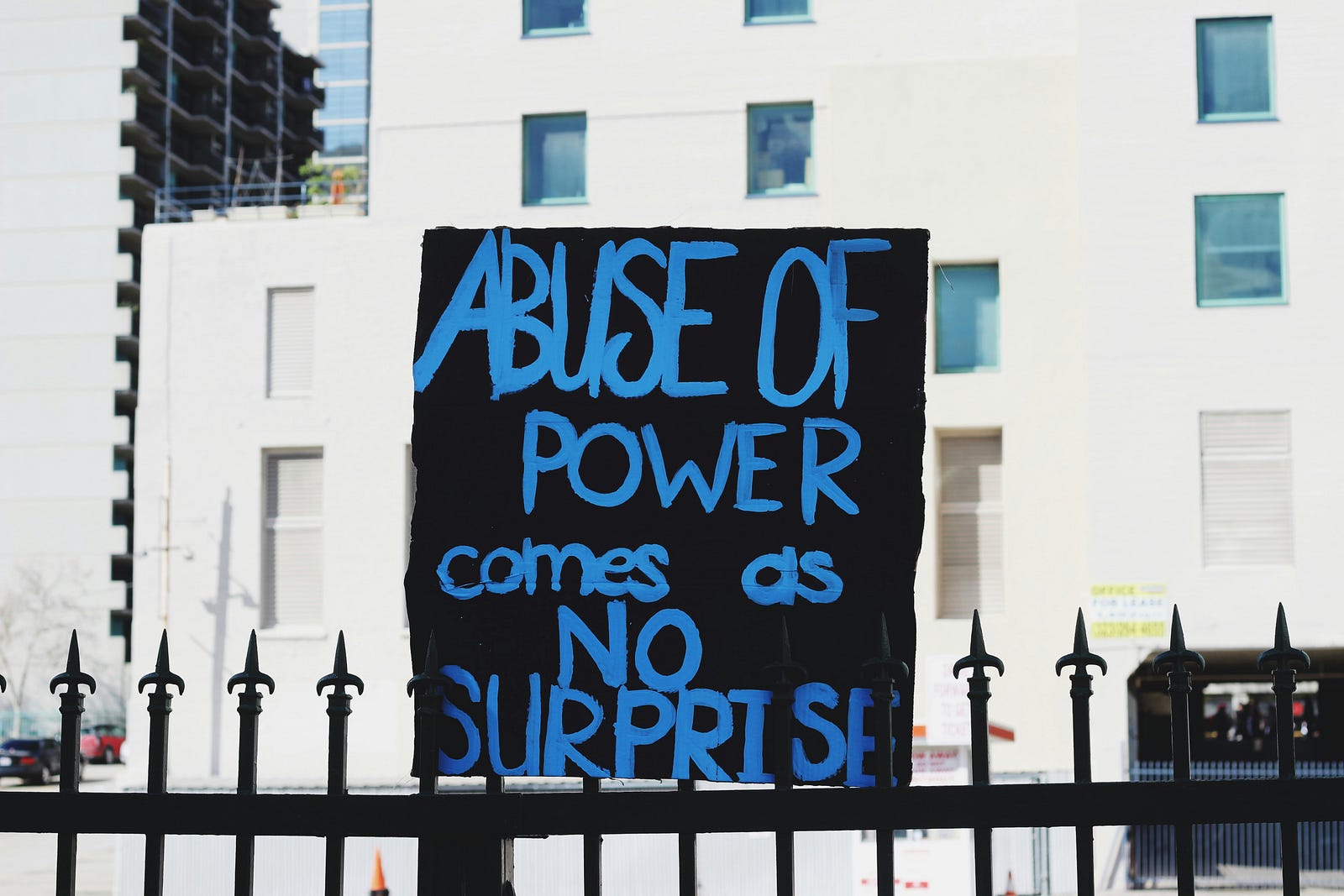 Abuse of power comes as no surprise
