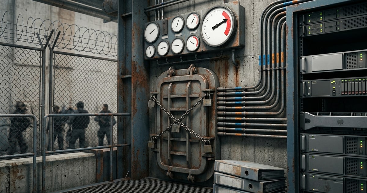 Austere editorial image representing the Pressure Systems edition “Algorithmic Manospheres, Patronage Payouts, and Election Intimidation”.