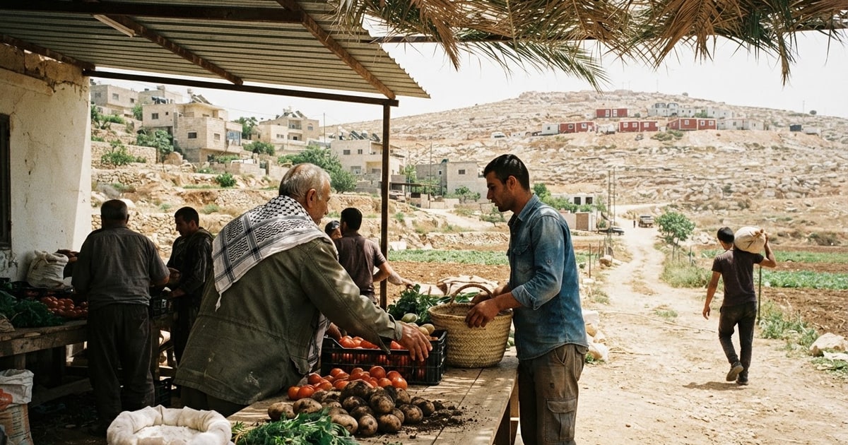 Austere editorial image representing the Pressure Systems edition “State Armed Settlers and Military Mutinies Across the West Bank”.