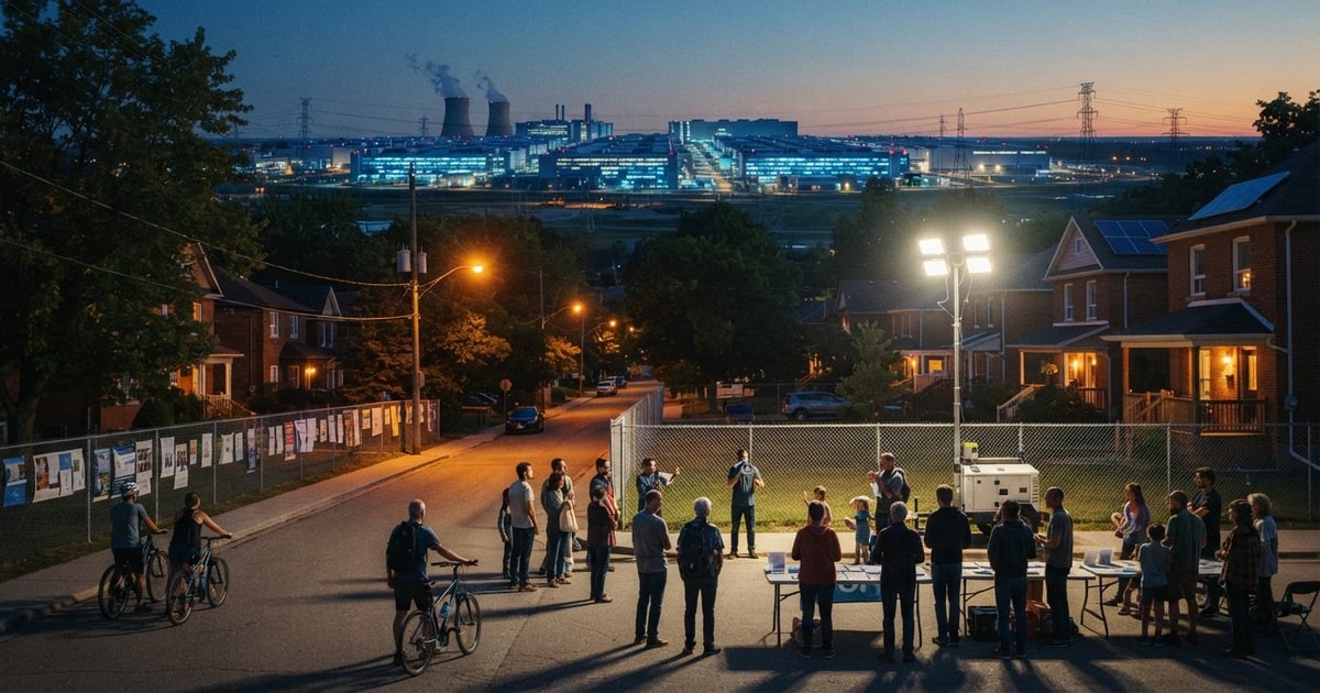 Austere editorial image representing the Pressure Systems edition “Big Oil Windfalls and Data Center Energy Grids”.