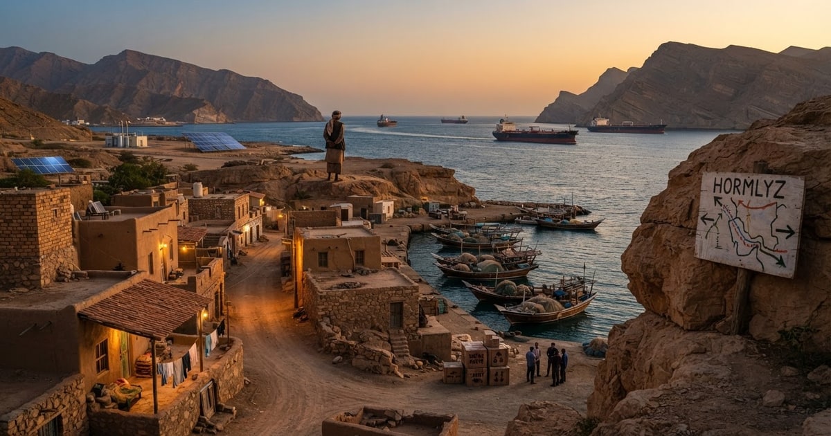 Austere editorial image representing the Pressure Systems edition “Trump Declares Tariffs and Hormuz Territory Ambitions”.