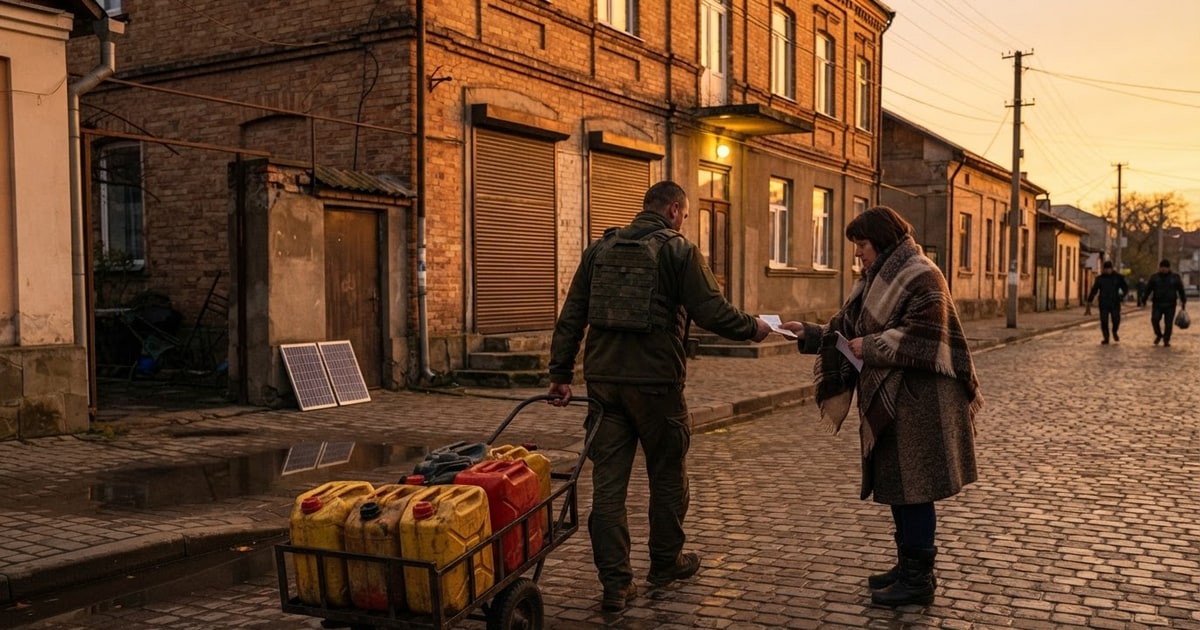 Austere editorial image representing the Pressure Systems edition “Trump Waives Russian Diesel Sanctions Amid Ukrainian Advances”.