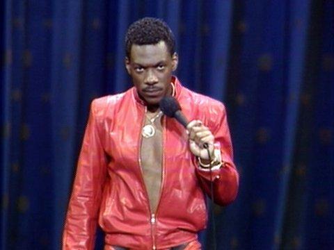 A screen capture of Eddie Murphy from Delirious